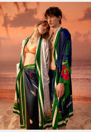 섬 석양 로브 섬 석양 로브