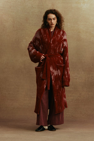 Edlies Heritage Robe-Ankara Rouge Edlies Heritage Robe-Ankara Rouge