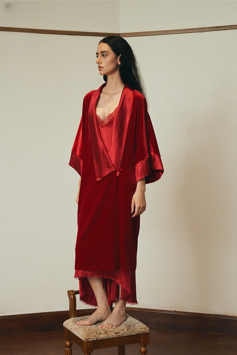 velvet silk dressing gown Silk Velvet Gown by Toast by Dwell