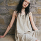 Summer Garden Slip Dress-Linen Beige