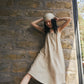 Summer Garden Slip Dress-Linen Beige