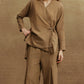 Ensemble de linge en lin naturel Zen 