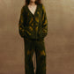Edlies Luxus-Set-Goldener Moos 