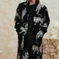 Tiger Essence Robe-Obsidian Stripe