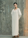 Shadow Veil Maxi Dress