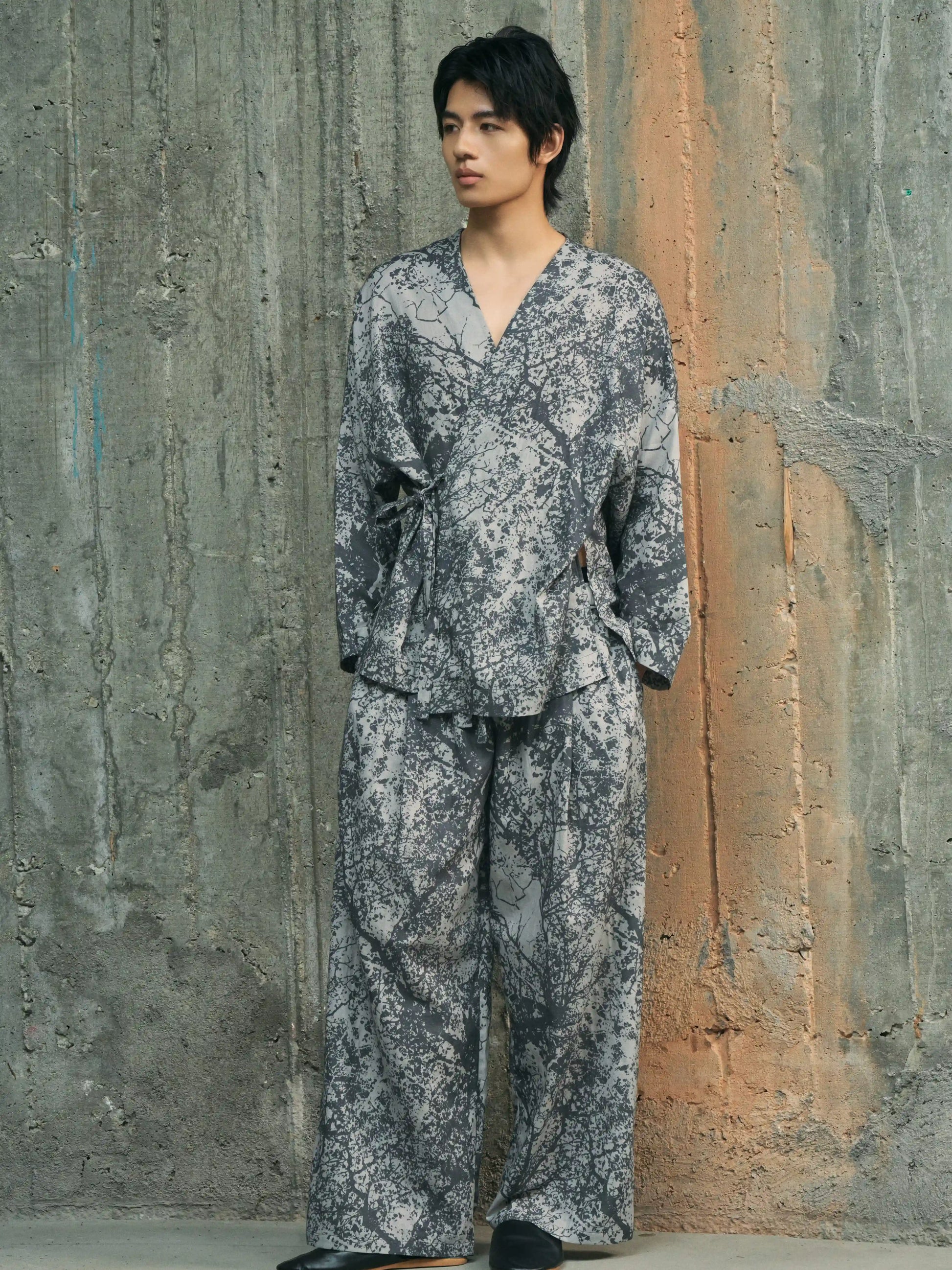 cotton night dress for man Mens Cotton Flannel Nightshirt