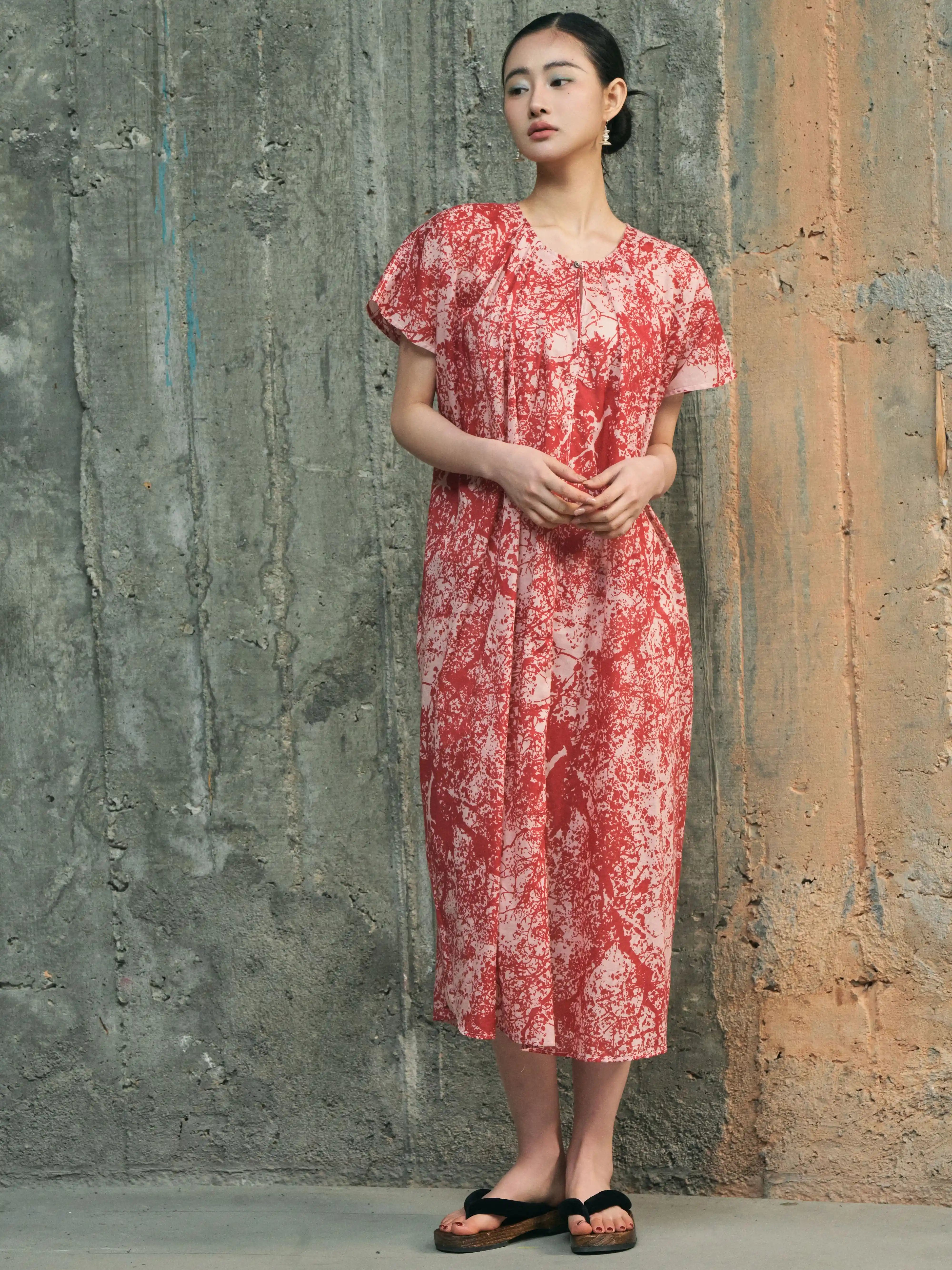 Cotton Loungewear Sleep Dress for Women