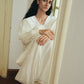 Vestido con forma de murciélago estilo Billow